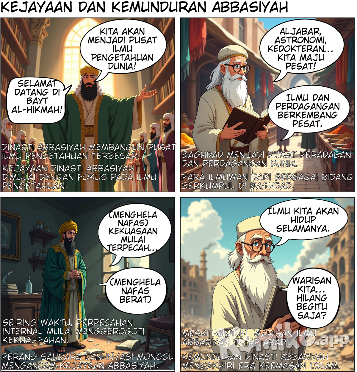 Kejayaan dan kemunduran peradaban islam