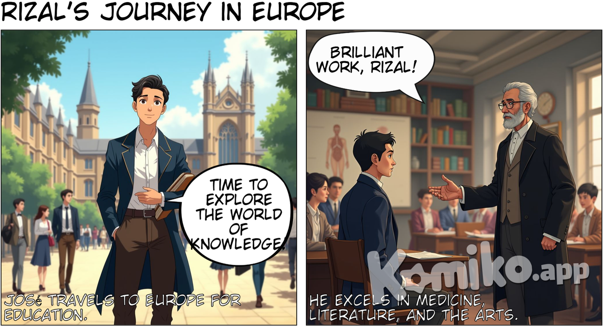 Jose Rizal's Journey