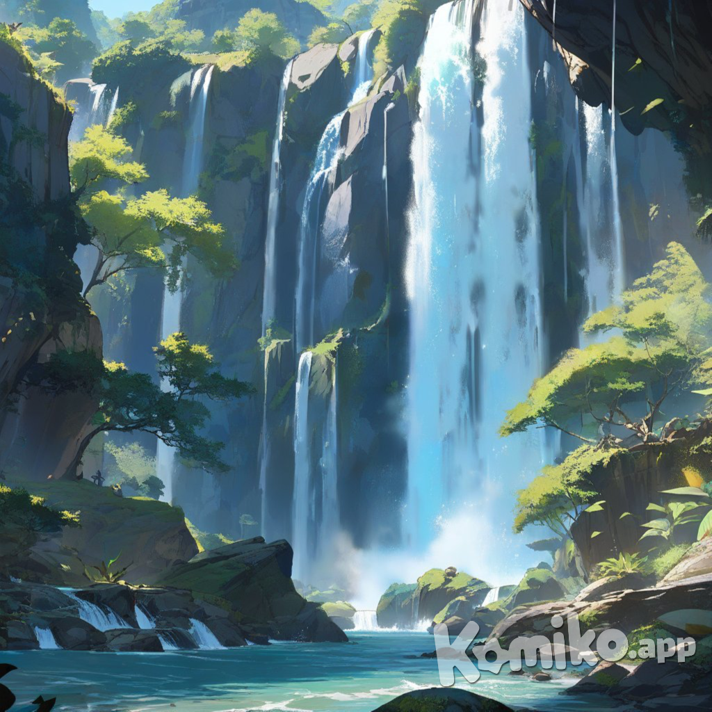 waterfall view