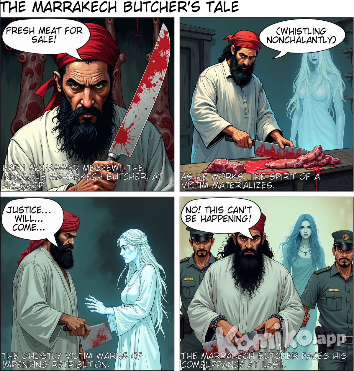 Hadj Mohammed Mesfewi, known as the "Marrakech butcher,