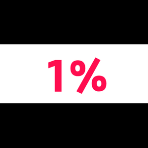 1%