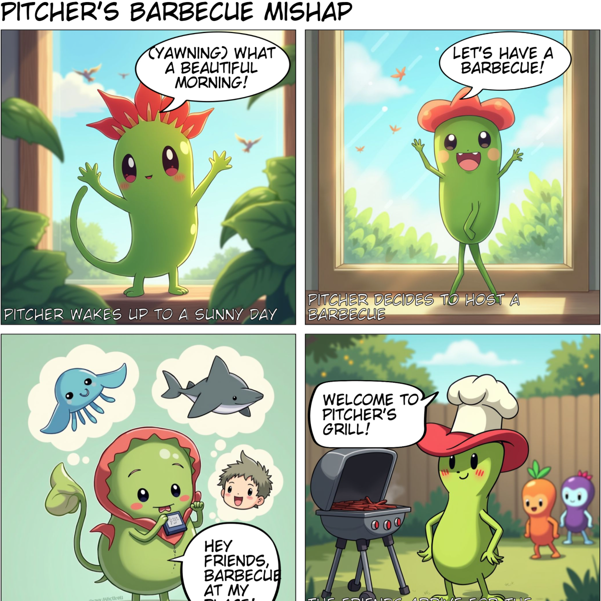 Pitcher's barbecue 