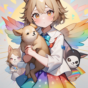 fluffy puppy