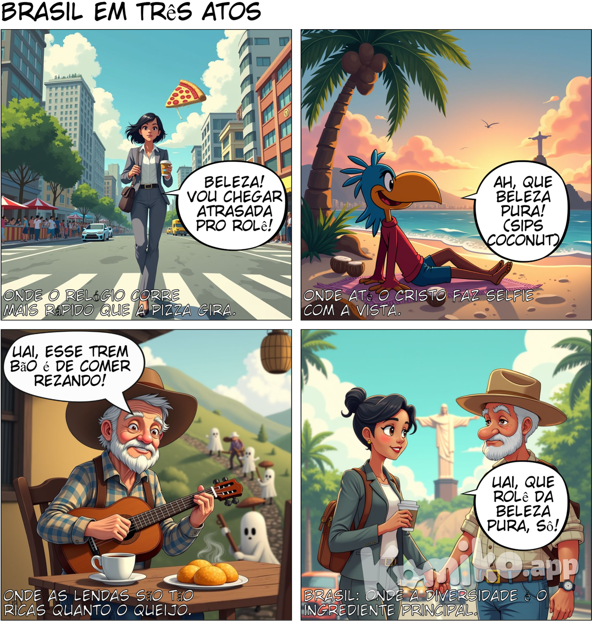 Brasil em três atos