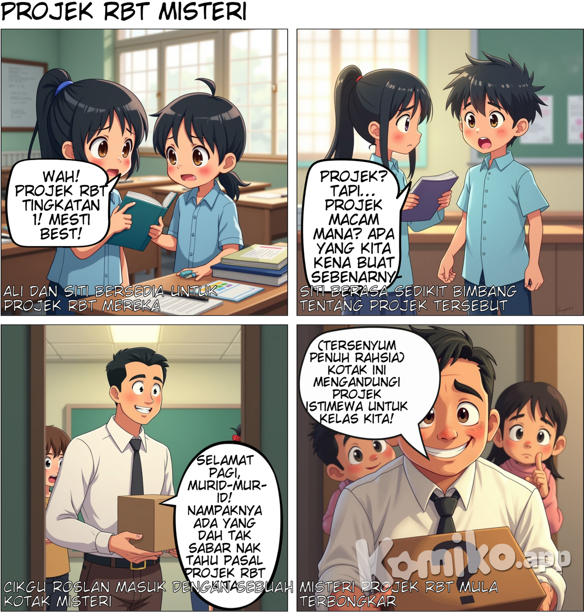 CIRI CIRI PROJEK BRIEF