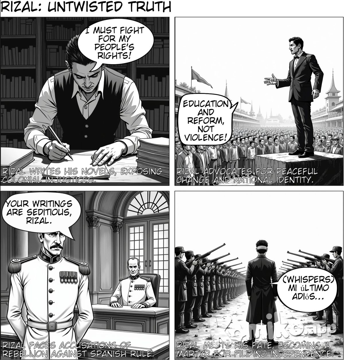 the real with no plot twist end story about jose rizal 
