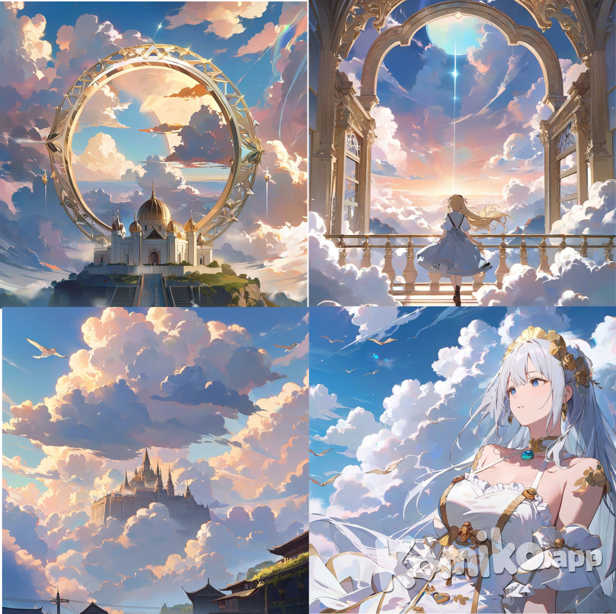 Over the clouds