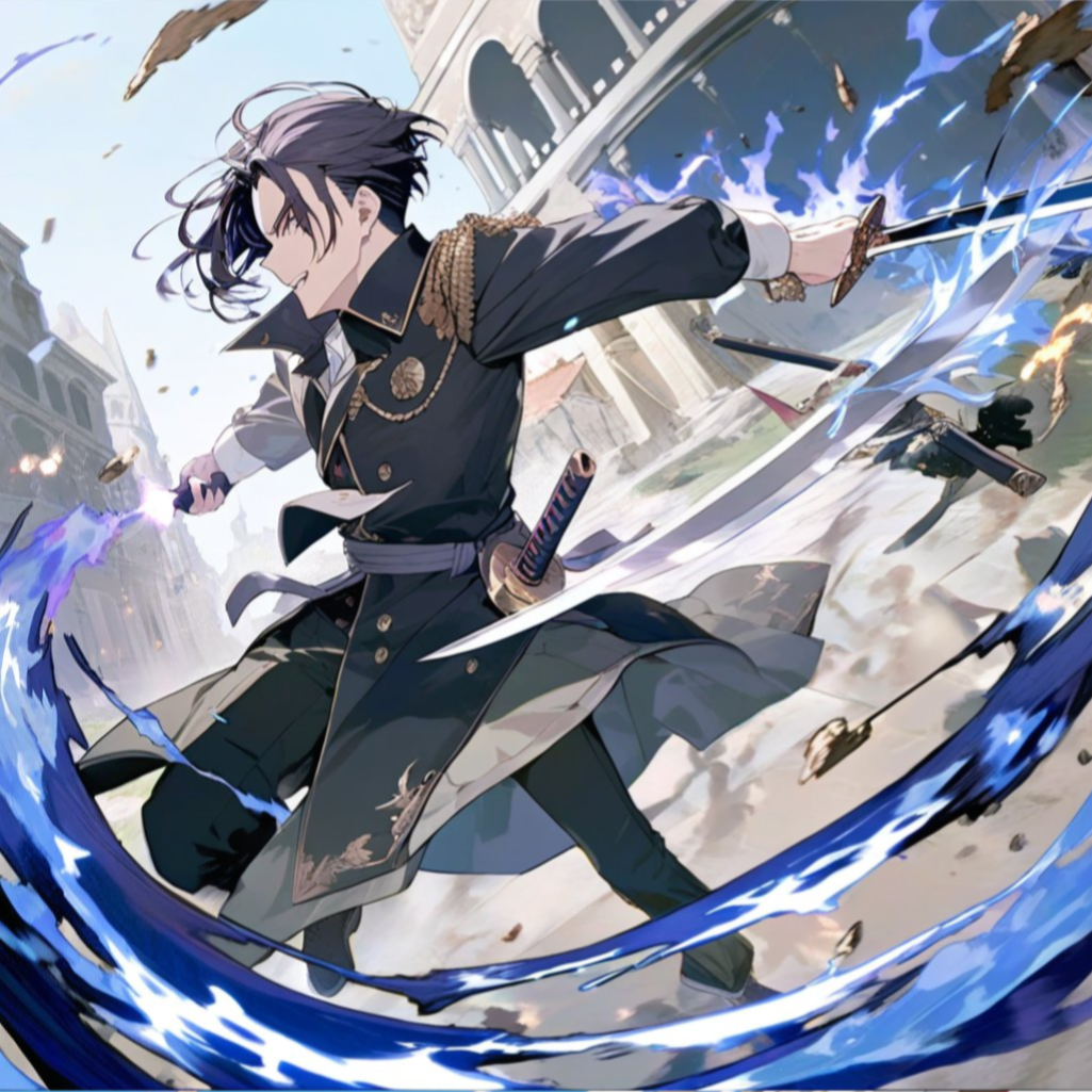 prompt: sword swings
