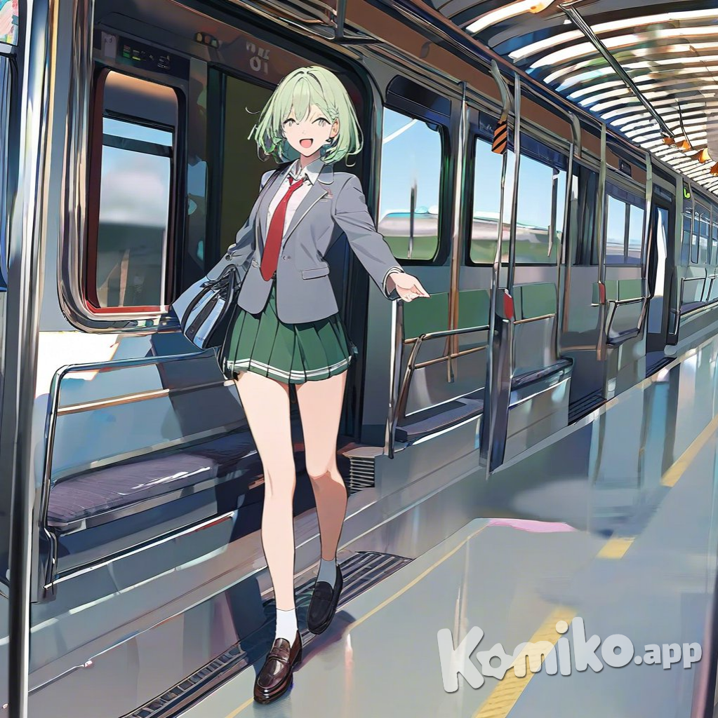 KisaragiHimiko wearing a student uniform