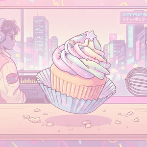 bouncy cupcake