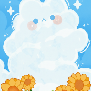 fluffy cloud