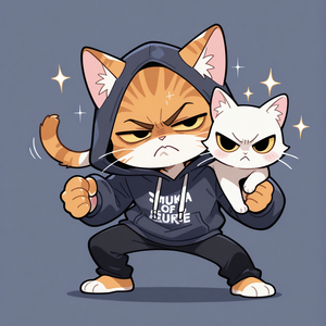 sparkly kitten