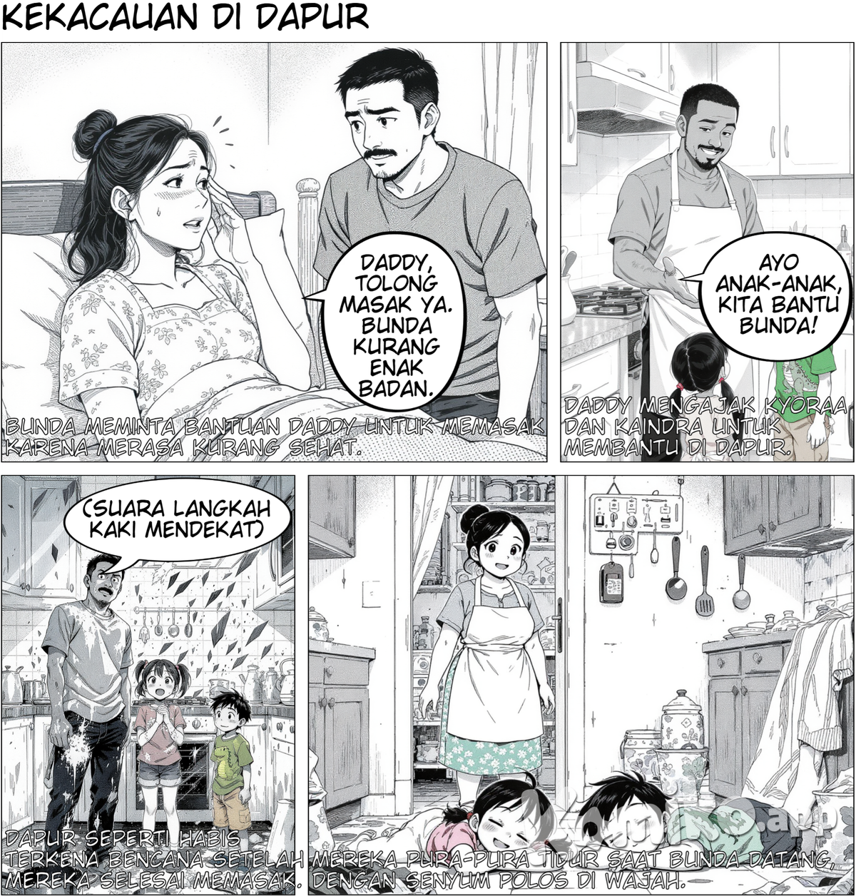 Kekacauan di Dapur