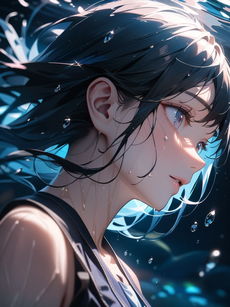 Drenched in Beauty 💧 #UnderwaterMagic