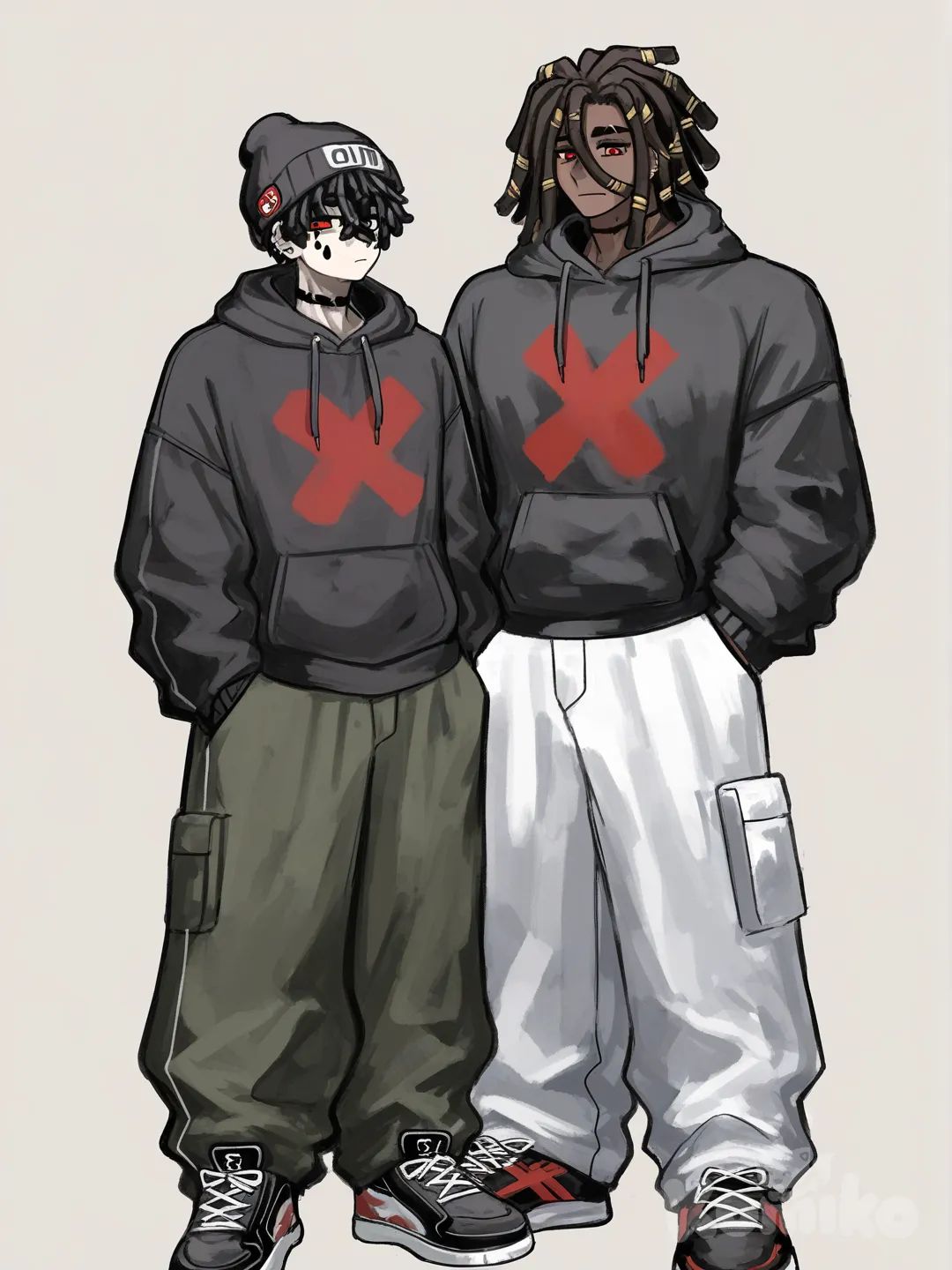 My OC Micheal and jay shawn