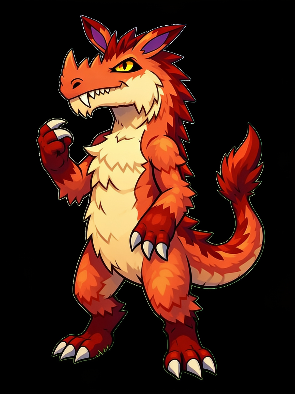Tiny after his transformation