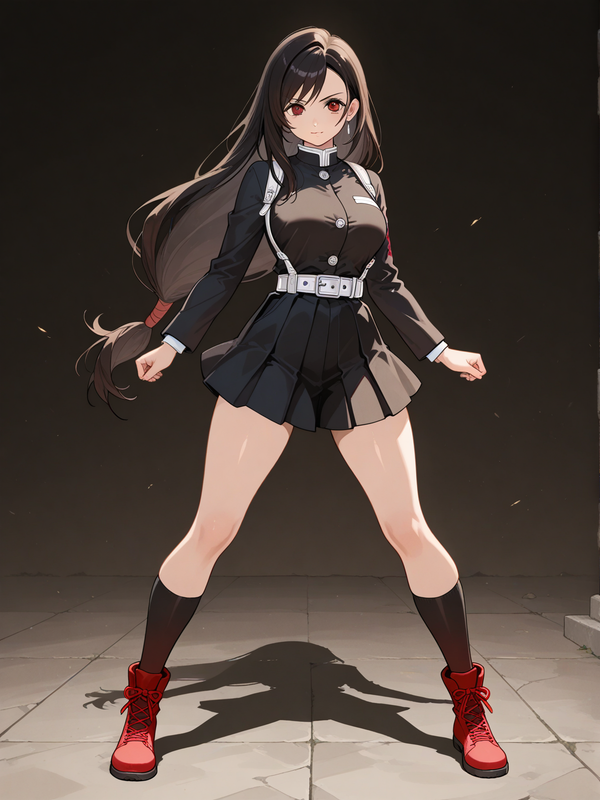 I saved the best girl for last! Here's Tifa Lockhart as a Demon Slayer