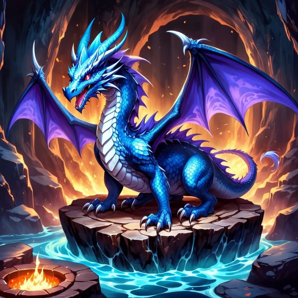 My New OC Dragon: Valthorix The Azure Sovereign