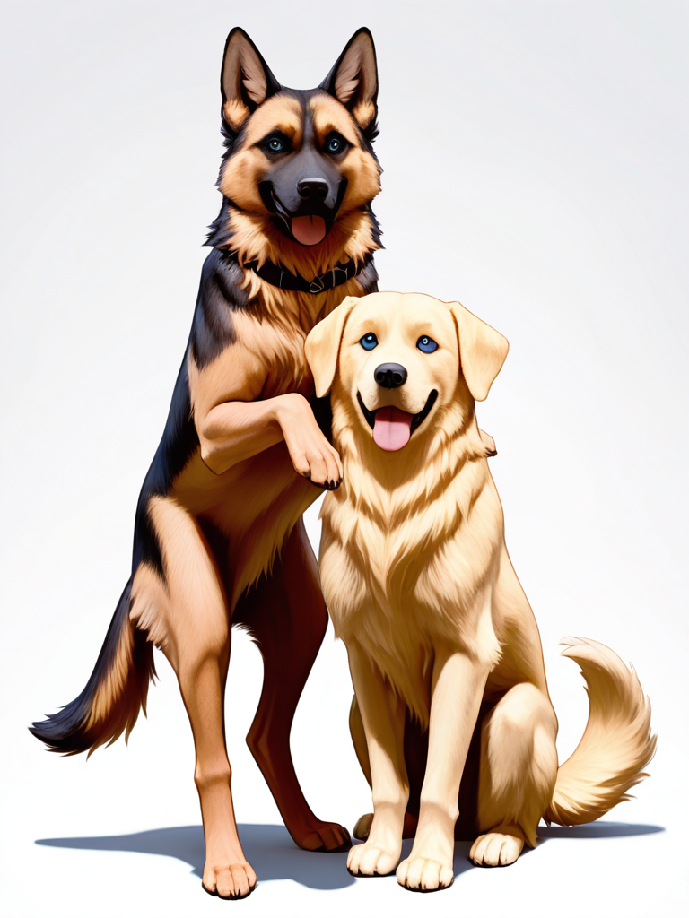 my cute dog characters please love them !