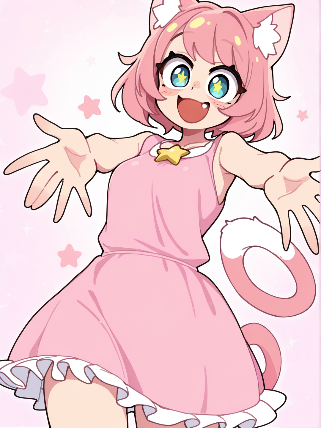 Mint the fluffy kitty girl that loves attention very much!