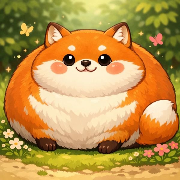 Your chubby pet fox