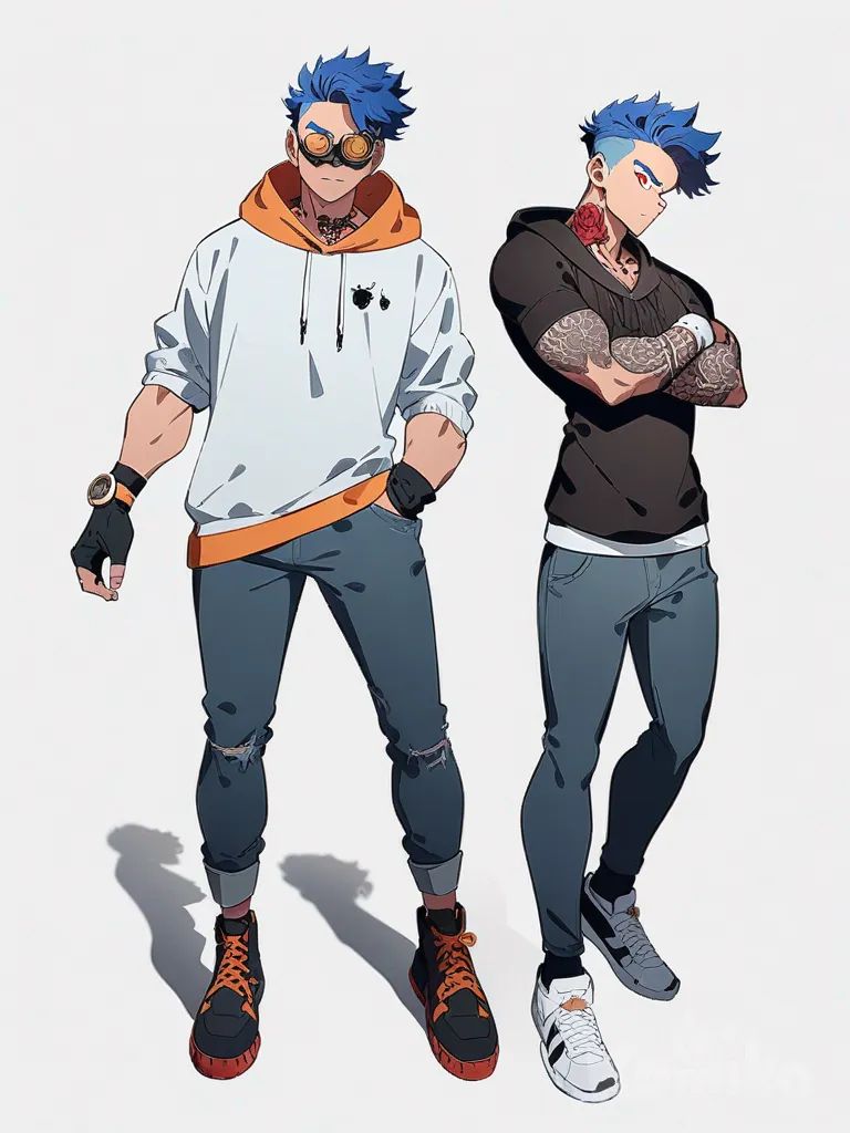My OCs Cyrus and Lux