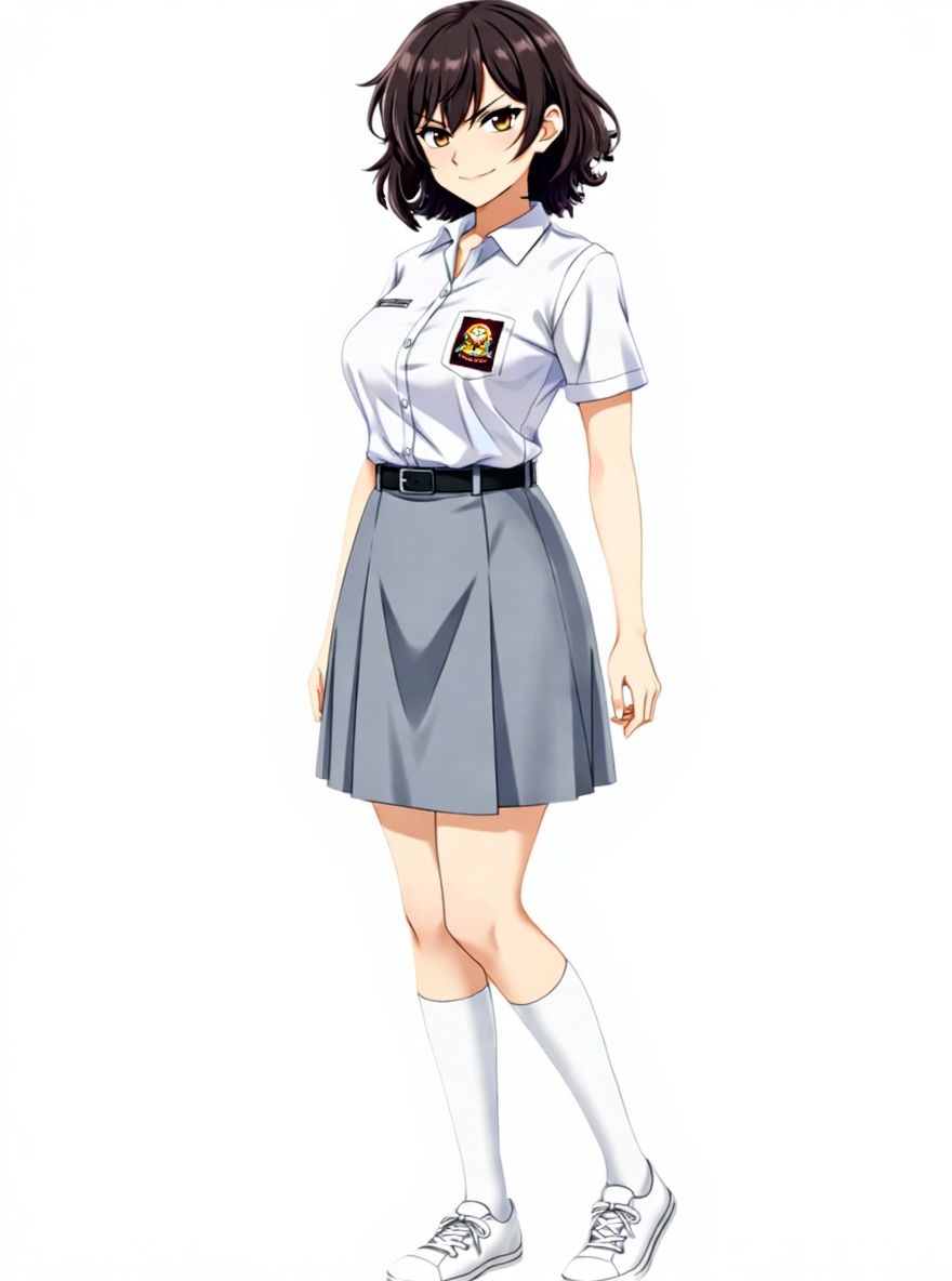 Dira with High School Uniform