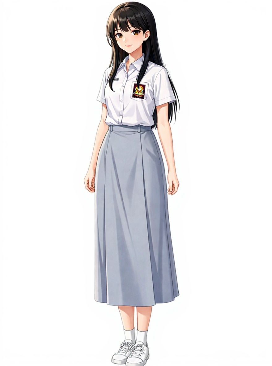 Nasya with High School Uniform