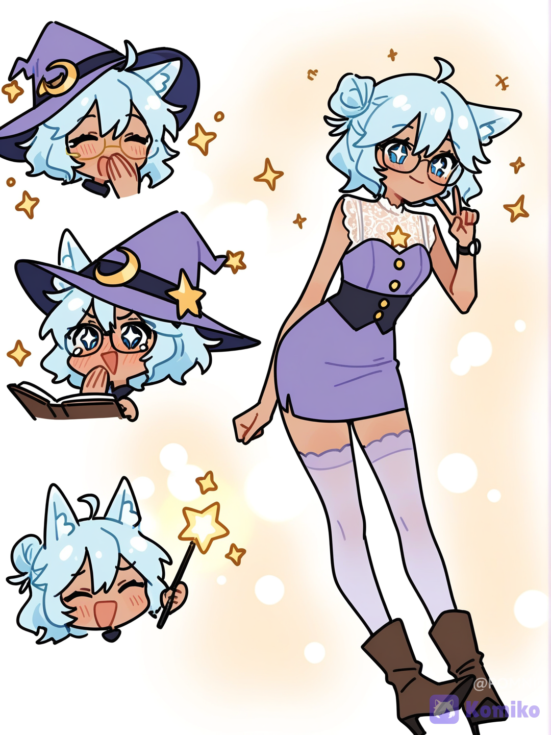 Meet Moon! my witch oc! :D