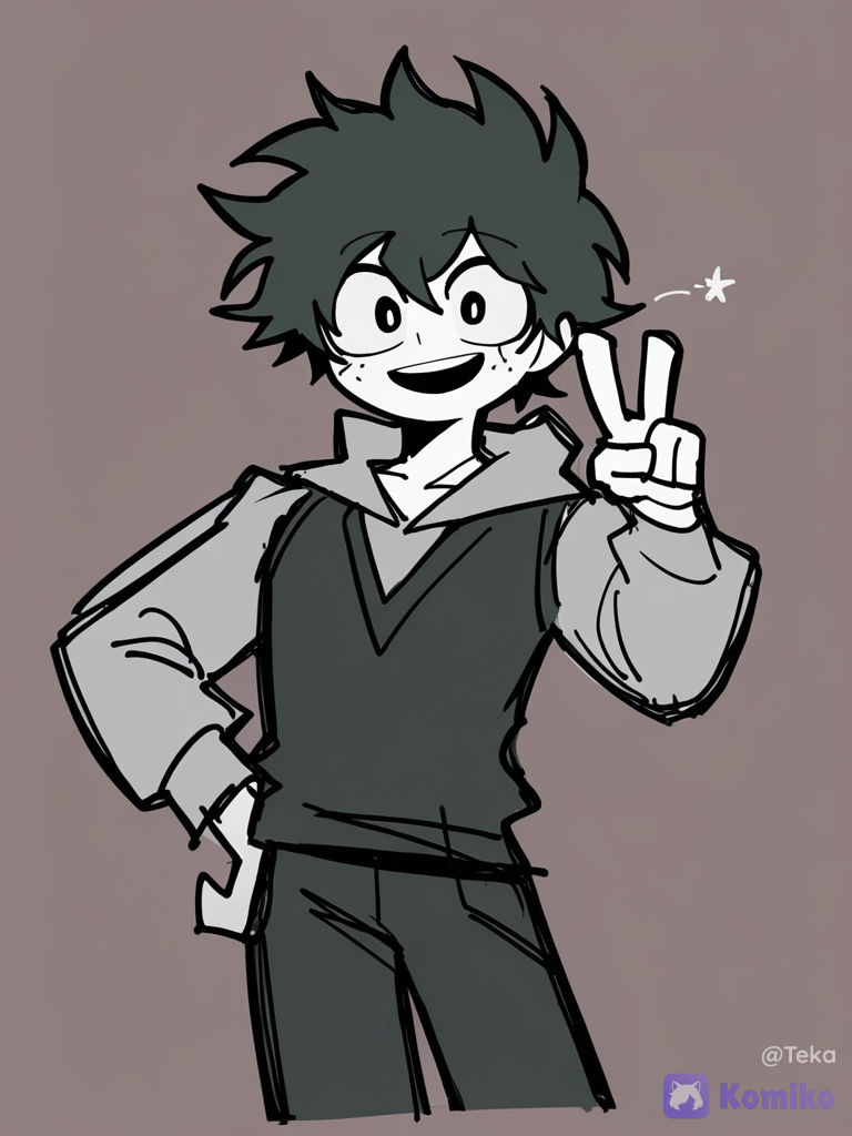 Deku isso so cute