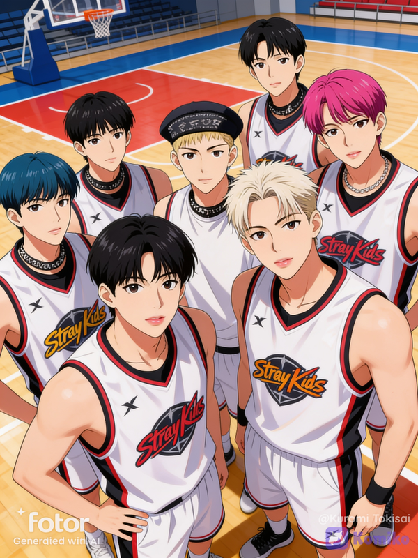 Stray Kids basketball uniform