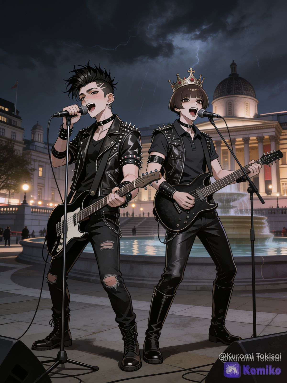 Party in Trafalgar Square