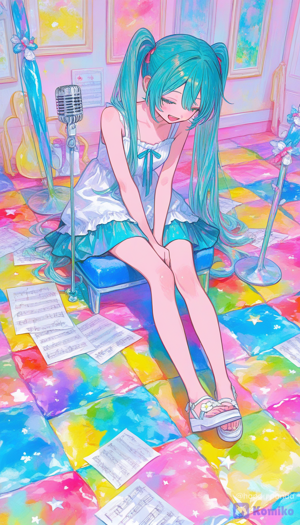 Colorful Practice Session