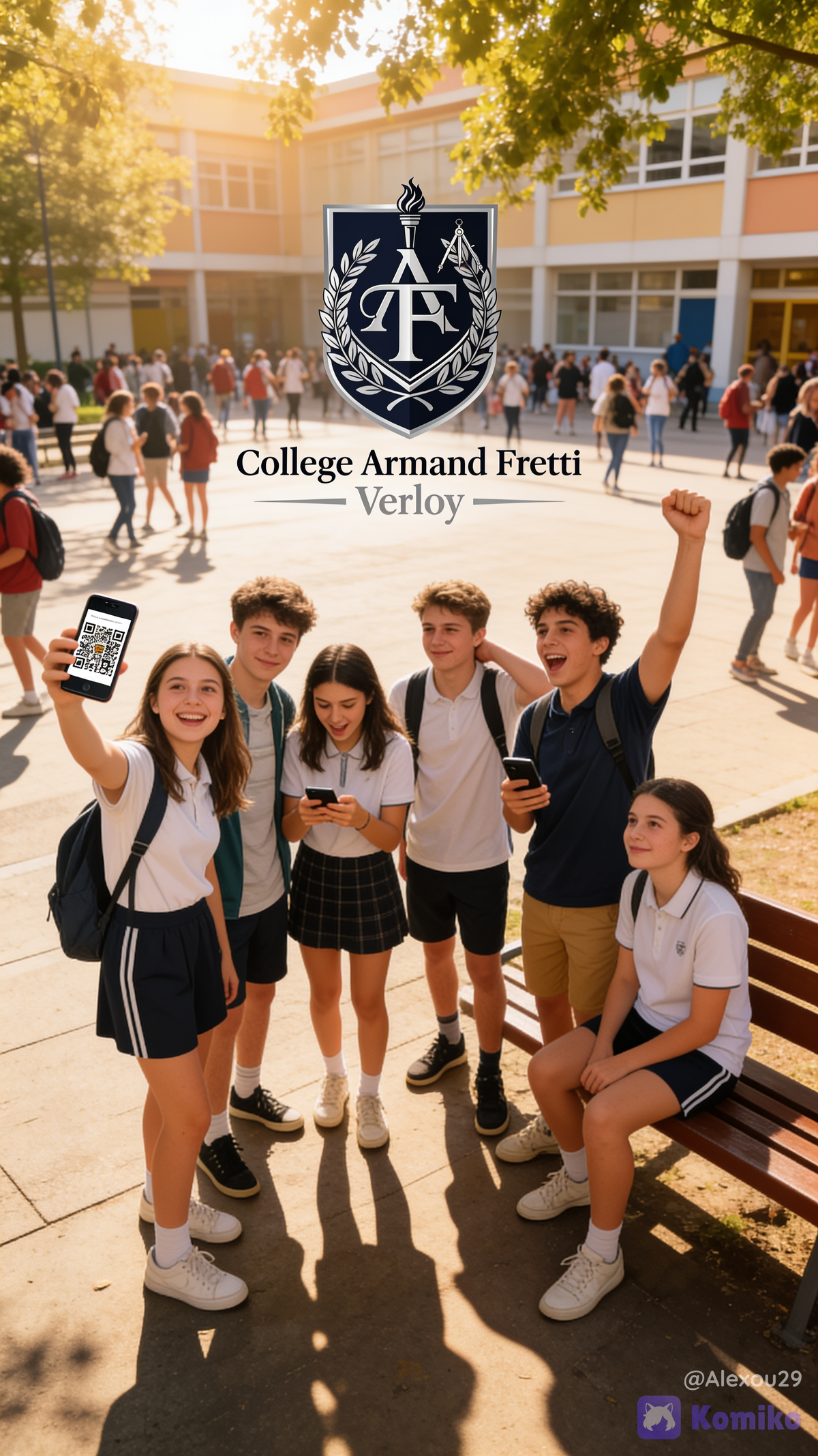 La team au collège ☀️🌴