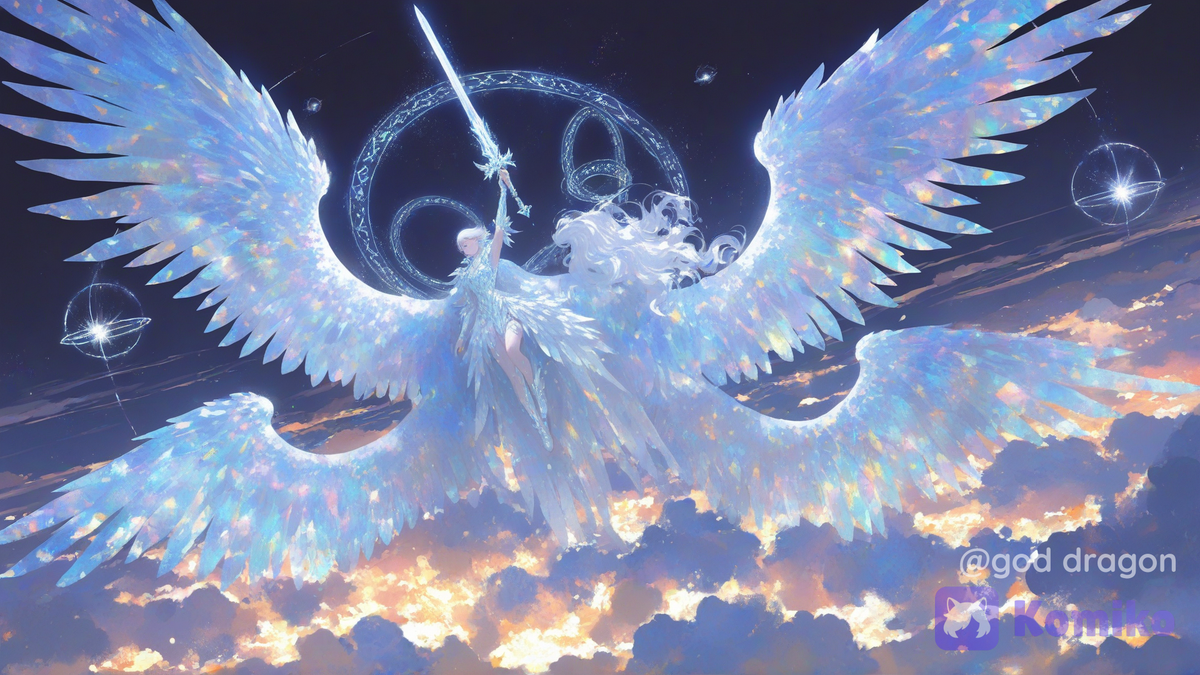 Wherever her wings reach, darkness ceases to exist.