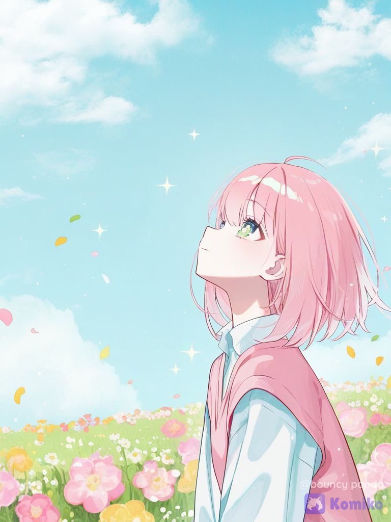 Pink Hair Daydreams 🌸☁️