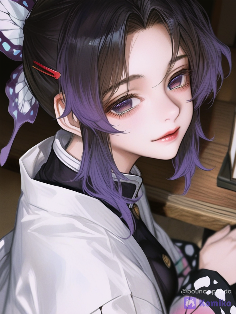 shinobu's soft smile 🦋💜