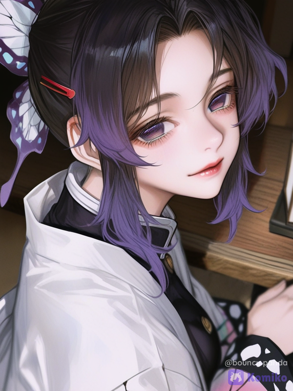 shinobu's soft smile 🦋💜