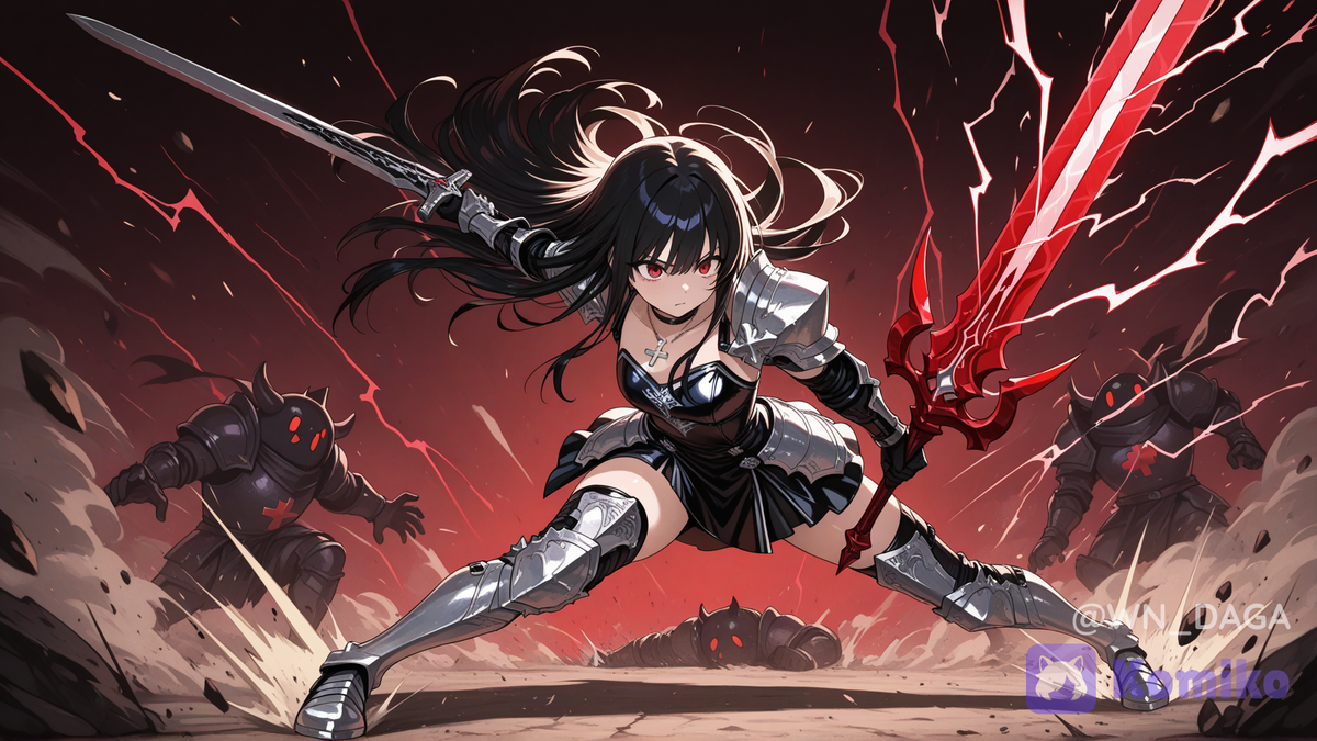 Double sword slasher !!