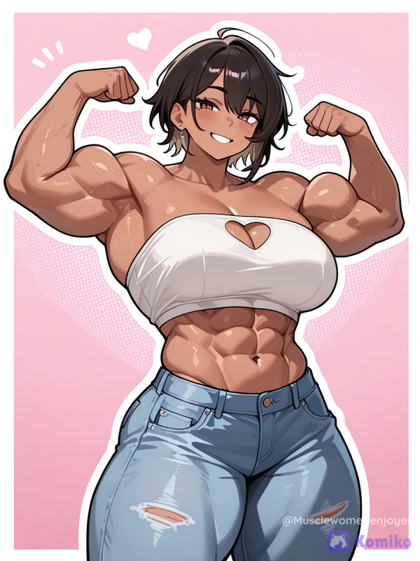 Big beautiful muscular women