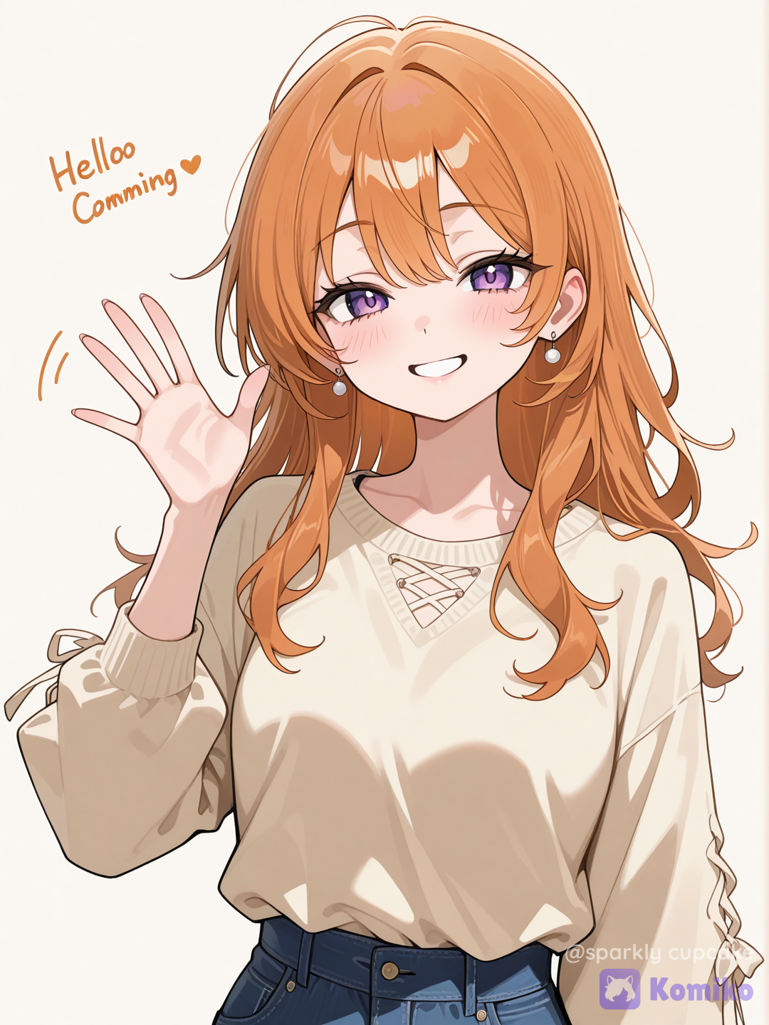 hello girl anime
