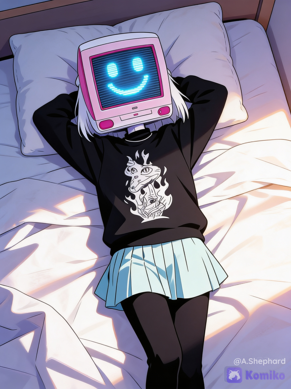 Yo-ou are  he-here to se-e me wake-ke up?