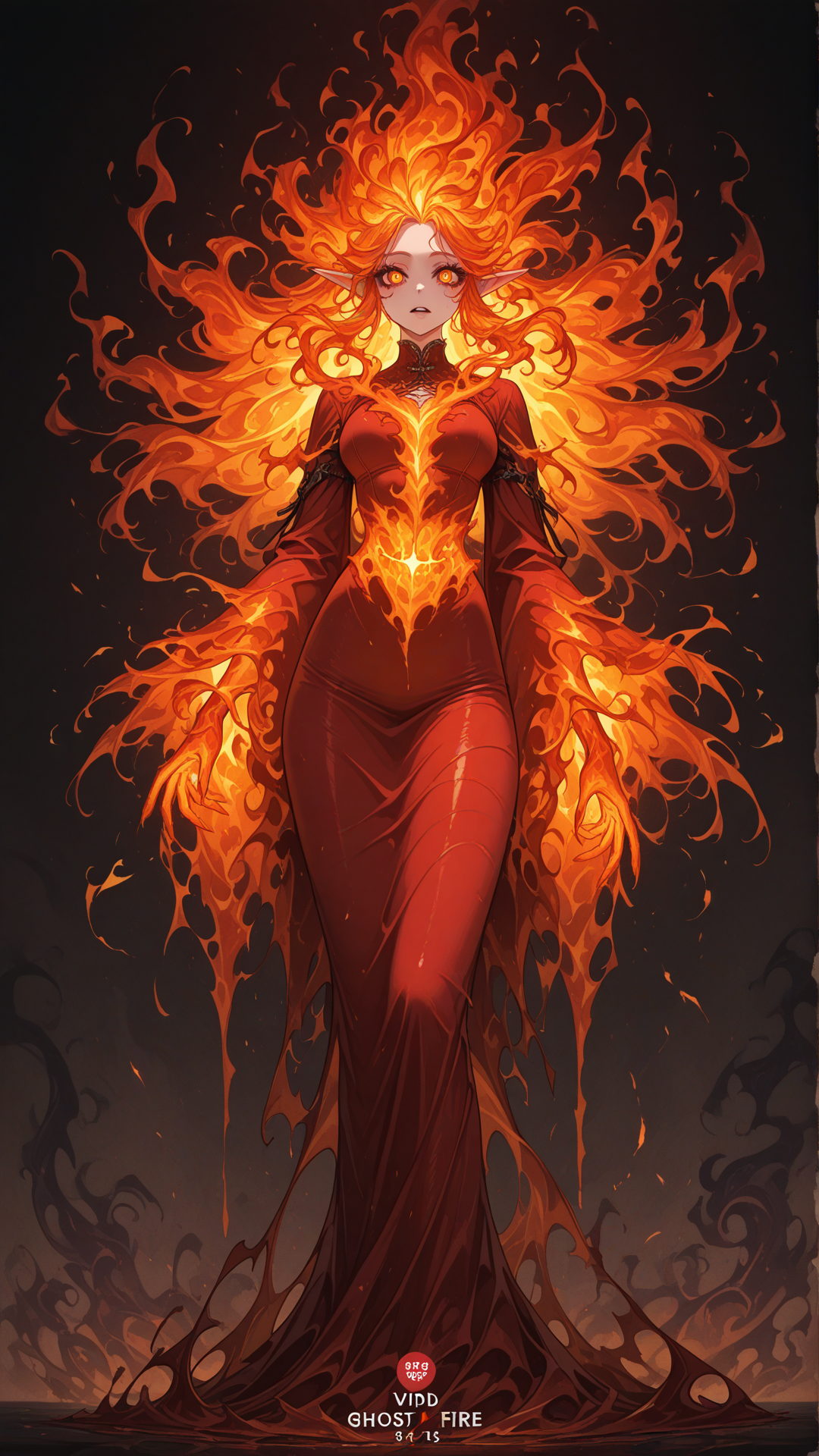 Elf fire element spirit