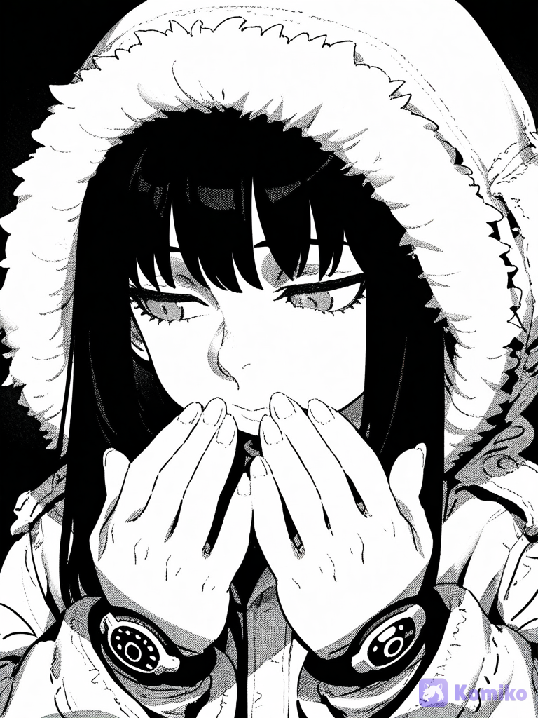 Black and white