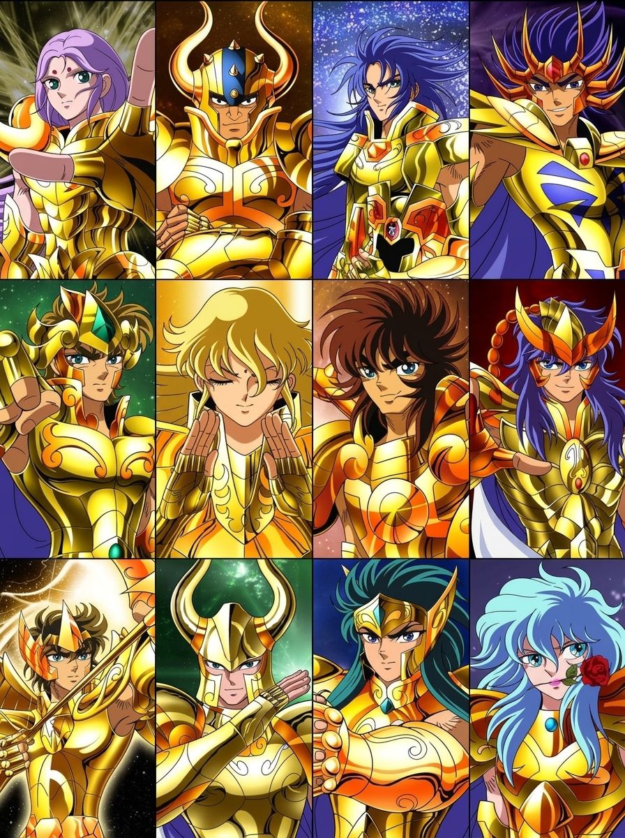 The Twelve Legendary Gold Saints