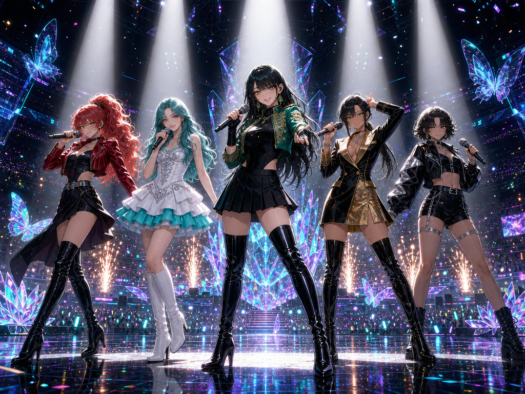 Five Hearts. One Stage. One Dream. ✨🎤