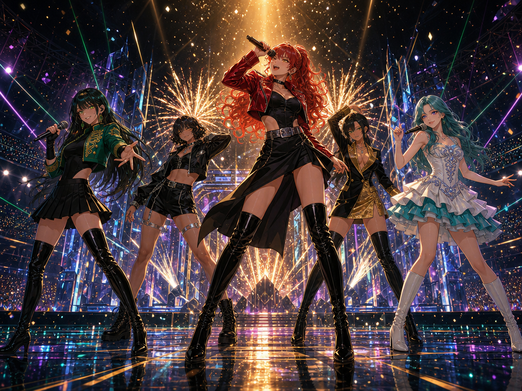 Five Hearts. One Stage. One Dream. ✨🎤
