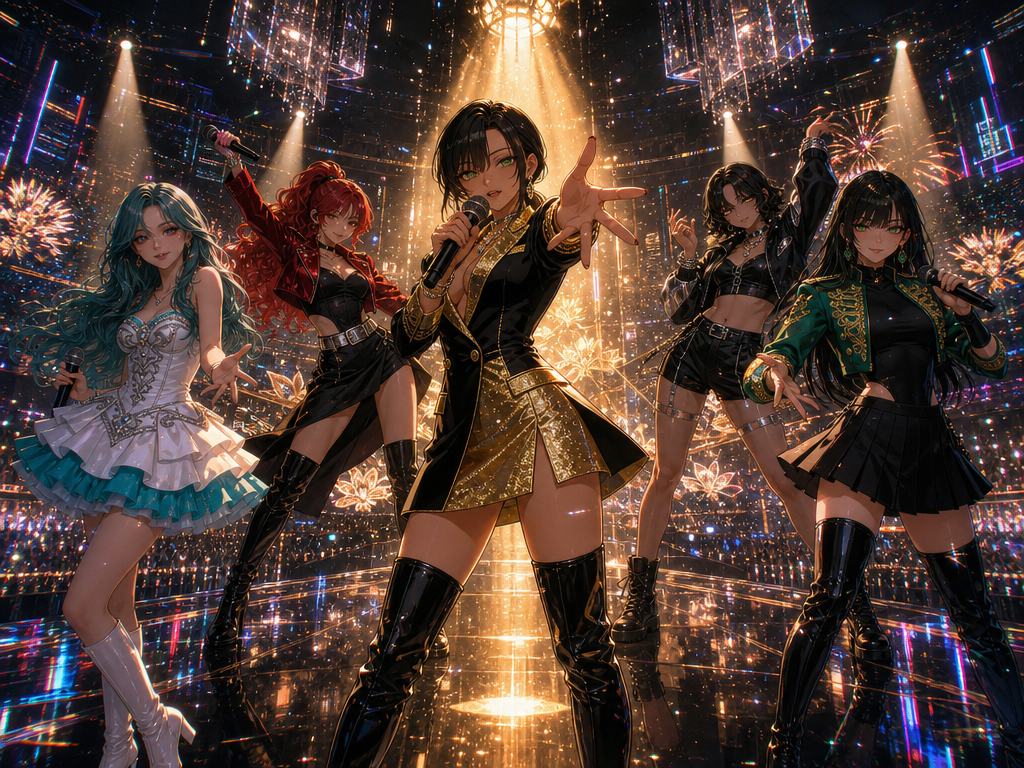 Five Hearts. One Stage. One Dream. ✨🎤
