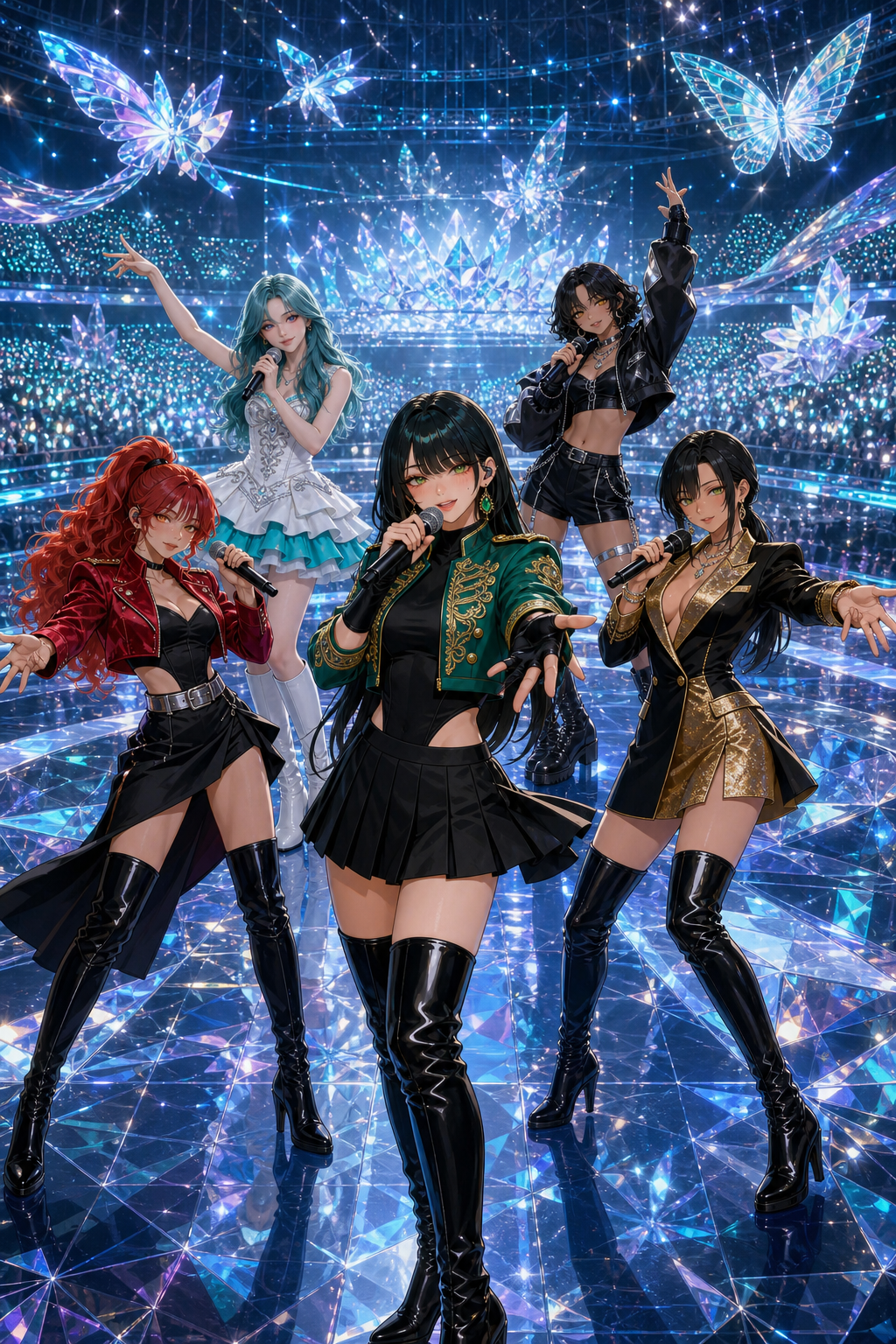 Five Hearts. One Stage. One Dream. ✨🎤