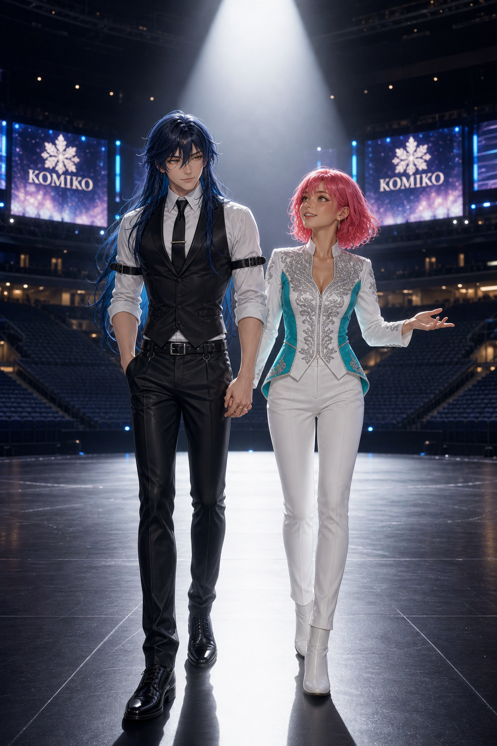 https://komiko.app/s/kZCeq9 Were we really about to kiss?💙🎤